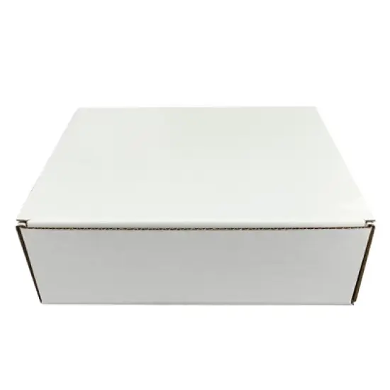 UBMOVE Bulk Pack of 50 White Corrugated Mailer and Literature Boxes (12-1/9" x 9-3/4" x 4") image {5}