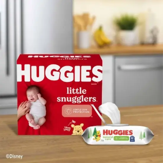 Huggies Natural Care Sensitive Unscented Baby Wipes (Select Count) image {2}