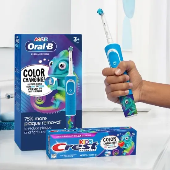 Crest Kids' Advanced Color Changing Toothpaste - Strawberry - 4.2oz image {12}