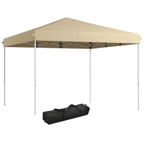 Resenkos Backyard Garden Canopy, Camping Canopy Screen Tent,13' x 13' Pop Up Canopy Tent with Height Adjustable, Carry Bag for Outdoor, Garden, Patio, image {8}