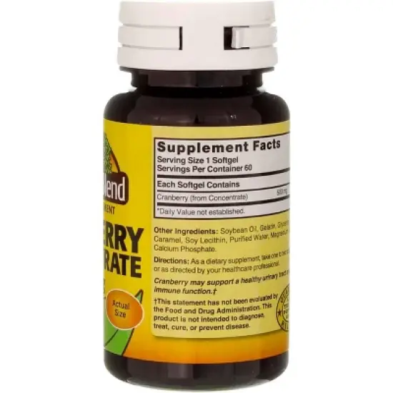 Nature's Blend 20 Cranberry Concentrate 500 mg image {4}