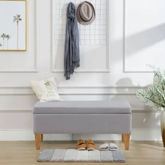 42&Prime; Mico Storage Ottoman Natural - Boraam image {5}