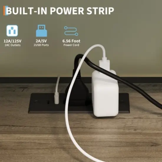 Wine Bar Cabinet with LED Lights & Power Outlets, Tall Coffee Bar Station with Wine Rack, Microwave Stand for Kitchen, Living Room image {3}