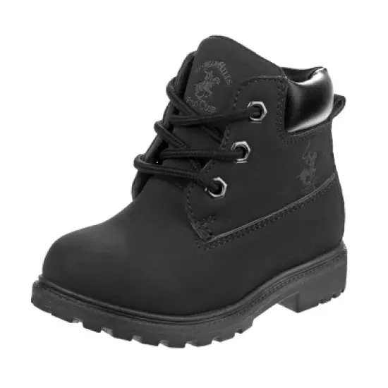 Beverly Hills Polo Club Unisex Girls' and Boys' Fashion Classic Combat High-Top Chukka Boots (Little Kids/Big Kids) image {7}