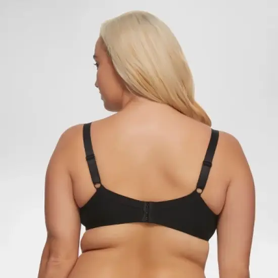 Paramour Women's Micro and Lace Wirefree Nursing Bra - Black 42D image {2}