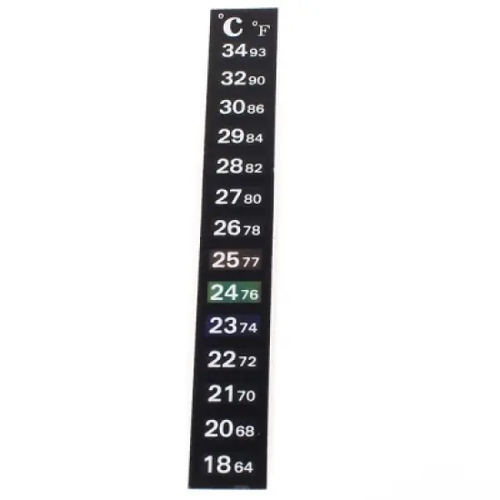 Unique Bargains Aquarium Fridge Kitchen Digital Black Thermometer Temperature Sticky Sticker image {3}