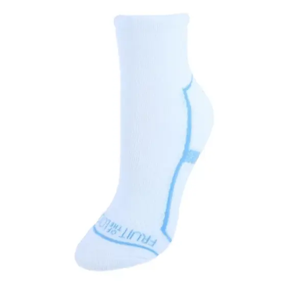 Fruit of the Loom Women's Cool Zone Cotton Cushioned Ankle Socks (6 Pair Pack) image {4}