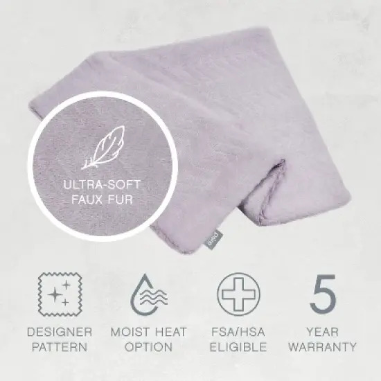 Pure Enrichment Pure Radiance Ultra-Wide Luxury Heating Pad - 20" x 24" - Amethyst Dusk image {3}