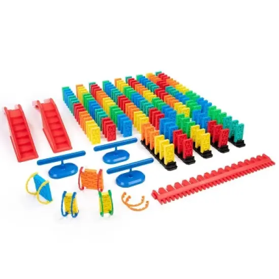 Kinetic Domino Toppling Kit - 204 Pieces image {1}