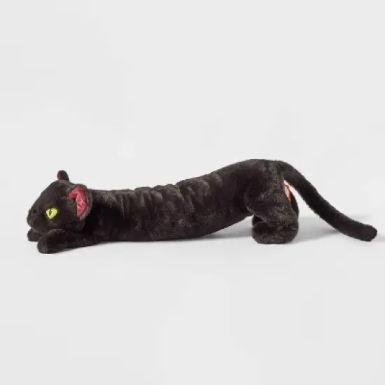 31" Black Cat Stuffed Animal - Gigglescape&trade;: Polyester Plush Toy, Character Theme image {2}