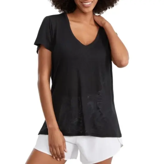 Body Up Women's Burn Out T-Shirt - AW30280 image {2}