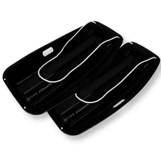 Slippery Racer Downhill Sprinter Flexible Kids Toddler Plastic Cold-Resistant Toboggan Snow Sled with Pull Rope and Handles -35 Inch- (2 Pack) image {8}