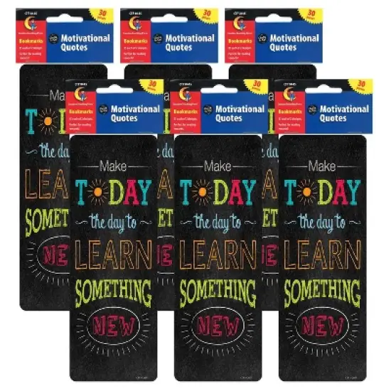 Creative Teaching Press&reg; Chalk It Up! Motivational Quotes Bookmarks, 30 Per Pack, 6 Packs image {4}