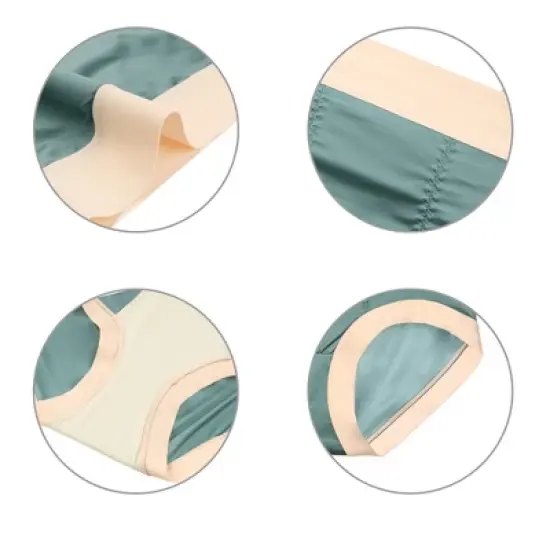 Agnes Orinda Women's Seamless High Rise Laser Cut Brief Comfort Stretchy Underwear image {3}