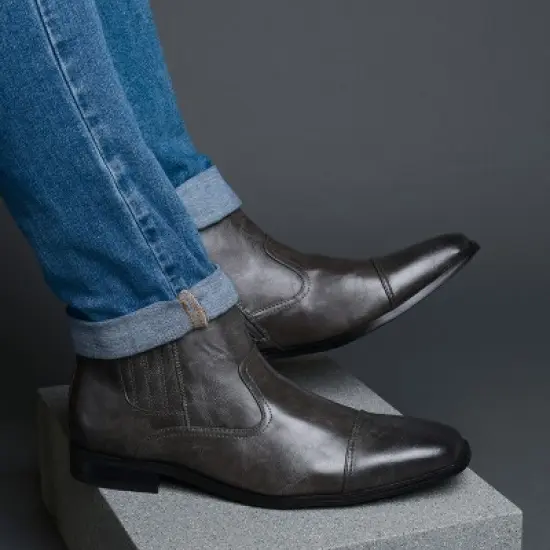 Vance Co. Men's Medium and Wide Width Alex Chelsea Boot image {8}