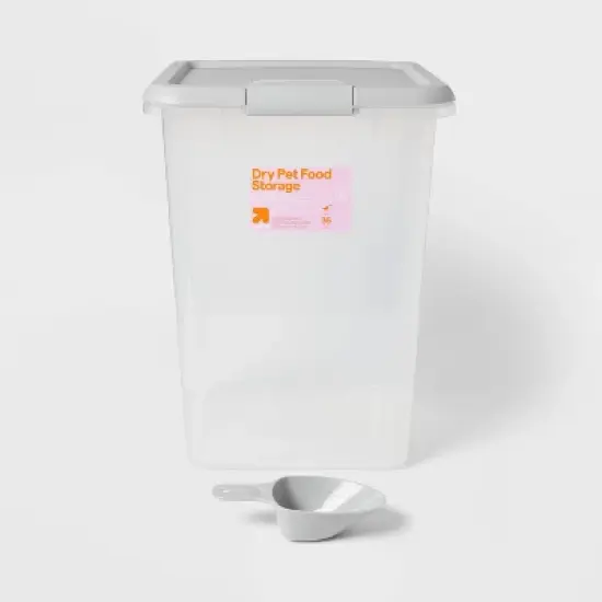 Pet Food Storage Tub with Built-in Scoop - up&up&trade; image {6}