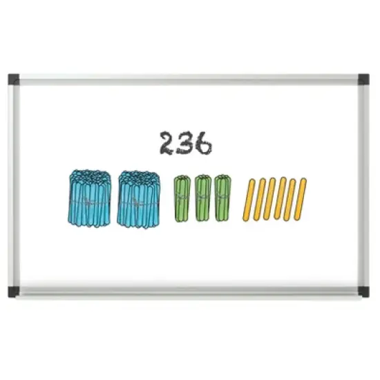 Dowling Magnets Magnet Math Magnetic Demonstration Place Value Sticks image {3}