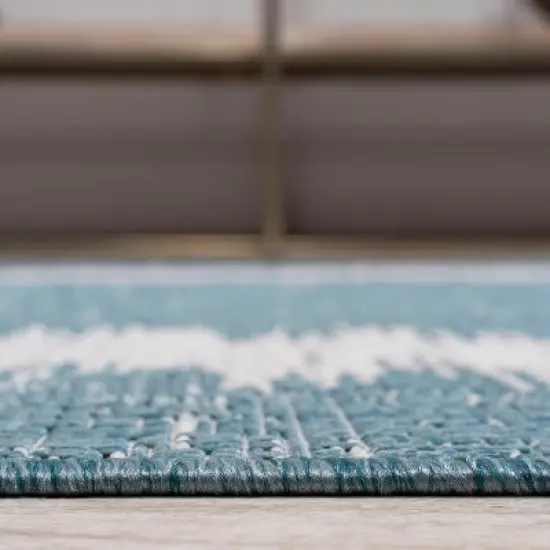 Scandi Minimalist Border Indoor/Outdoor Area Rug  - JONATHAN Y image {5}