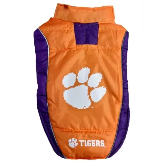 NCAA Clemson Tigers Pets Puffer Vest image {3}