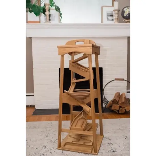 Remley Kids Wooden Marble Pyramid with Marbles image {2}