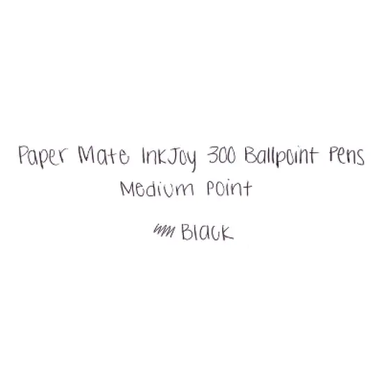 Paper Mate InkJoy 300 RT Retractable Ballpoint Pen 1mm Black 36/Box 1951378 image {2}