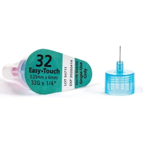 Easytouch Pen Needles 32 Gauge 6mm, 100 Ct image {1}