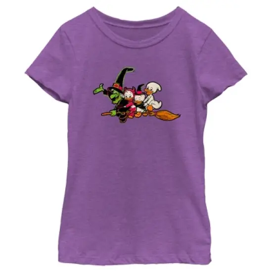 Girl's Mickey & Friends Halloween Huey Dewy and Louie T-Shirt image {3}