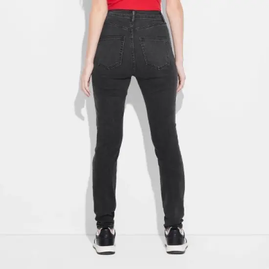 Women's Super-High Rise Skinny Curvy Jeans - Wild Fable&trade; image {2}