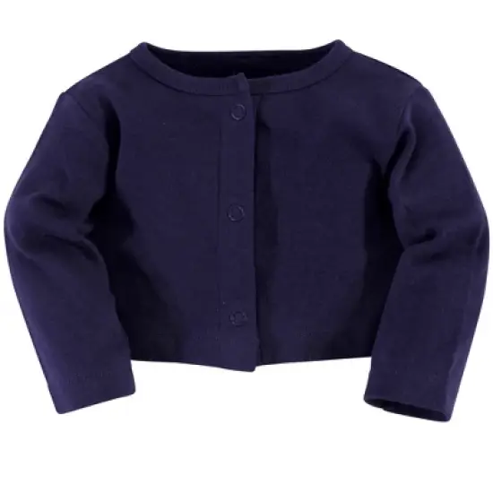 Touched by Nature Baby and Toddler Girl Organic Cotton Dress and Cardigan 2pc Set, Trellis image {2}