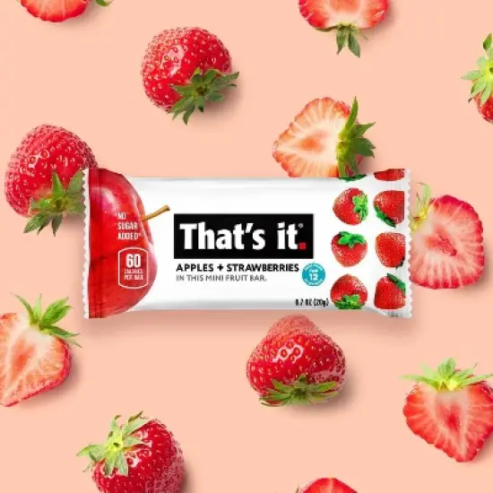 That's It. Strawberry Banana Mini Fruit Bars - 10ct/7oz image {3}