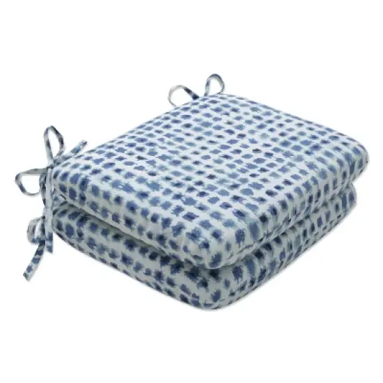 Alauda 2pc Outdoor/Indoor Rounded Chair Pads - Pillow Perfect image {8}