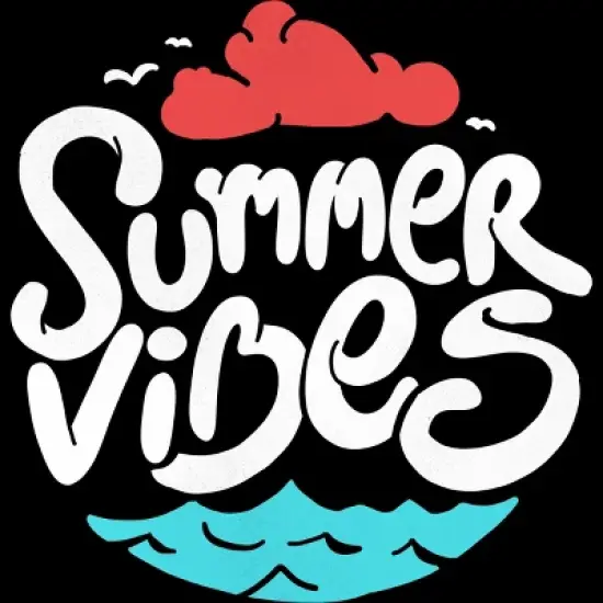 Women's Design By Humans Ocean Summer Vibes By sebiondbh Racerback Tank Top image {1}