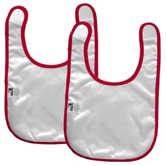 Baby Fanatic Officially Licensed Unisex Baby Bibs 2 Pack - NCAA Arkansas Razorbacks image {1}