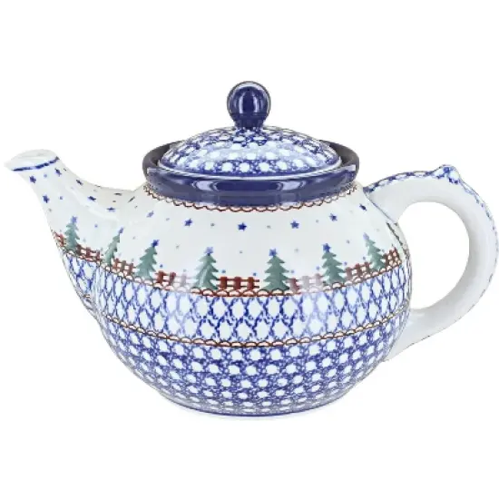 Blue Rose Polish Pottery 60 Ceramika Artystyczna Medium Teapot image {12}