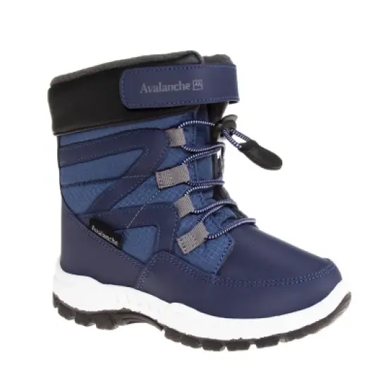 Avalanche Unisex Boys Girls Slip Resistant Faux Fur Lined Winter Snow Boots (Little Kid) image {11}