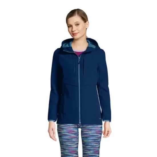 Lands' End Women's Stretch Softshell Fleece Jacket image {3}