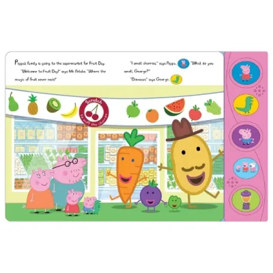 Peppa Pig: Let's Shop! - Scratch & Sniff Sound Book (Board Book) image {2}