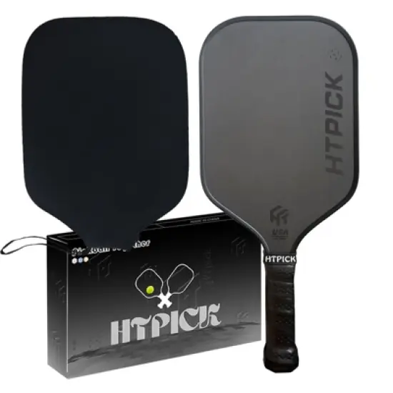 Aukfa Carbon Fiber Pickleball Paddle &ndash; Cold Pressed, 16mm Polypropylene Core, Fabric Surface, Elongated Shape image {6}