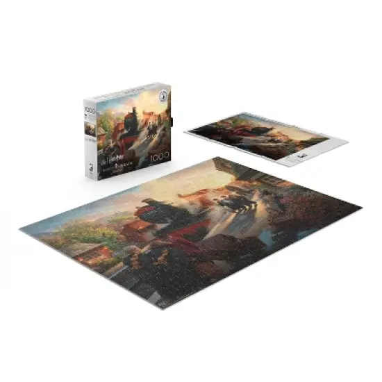 Buffalo Games Thomas Kinkade Harry Potter Hogwarts Express Jigsaw Puzzle - 1000pc: Fantasy Cardstock Paperboard Art image {1}