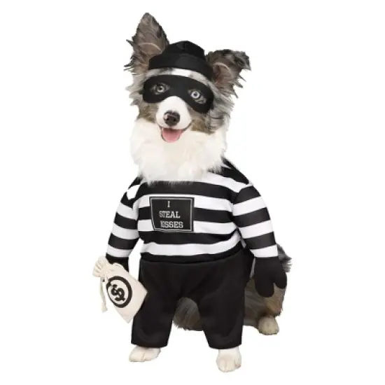 Fun World Robber Pup Pet Costume image {1}