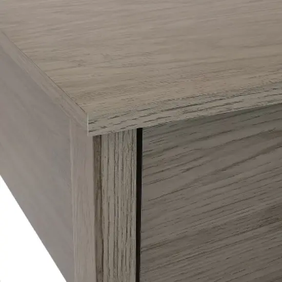 Sunnydaze MDF Indoor Entryway Console Table with 3 Drawers - 30" H - Thunder Gray image {7}