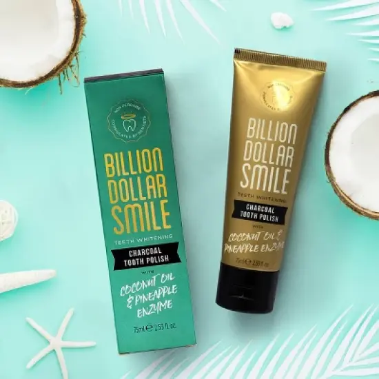 Billion Dollar Smile Charcoal Tooth Polish - 2.53 fl oz image {13}