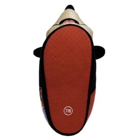 Disney Mickey Mouse 3D slippers - House Shoes Plush Lightweight Warm indoor Comfort Soft Aline - Red/Black 3D (size 5-12 Toddler - Little Kid) image {5}