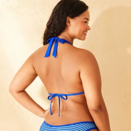 Women's Ribbed Textured Tall Triangle Bikini Top - Wild Fable&trade; image {4}