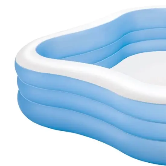 Intex 57495EP 90" X 90" X 22" Swim Center Family Pool Assorted Colors image {1}