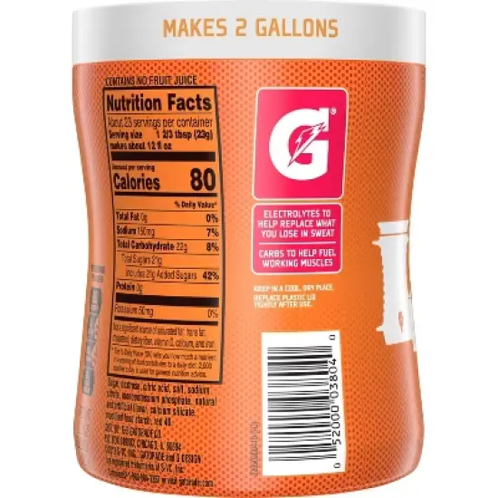 Gatorade Fruit Punch Powder Cannister Sports Drink - 18.4oz image {1}
