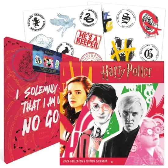 Trends International 2026 Harry Potter Collector's 12.63"x12.63" Edition Calendar image {10}