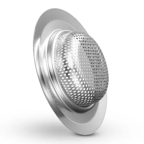 Garnen 2 Pack Kitchen Sink Drain Strainer, Stainless Steel Mesh Sink Strainer Basket, Sink Food Catcher, Shower Drain Hair Catcher For Bathroom, 4.3" image {7}