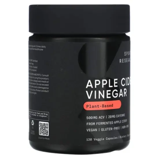 Sports Research Apple Cider Vinegar, 120 Veggie Capsules image {4}