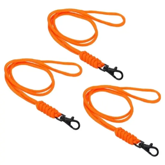 Unique Bargains Polyester Wear-resistant Lightweight ID Card Neck Lanyards with Hooks 3 Pcs image {9}